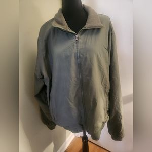 Eddie Bauer Bomber Jacket Green Large